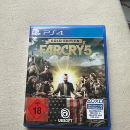 Verkaufe hier die Gold Edition von Far cry 5 für die PlayStation 4