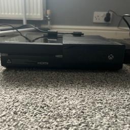 Black Xbox One 
Good condition 
Sold with power lead and HDMI cable