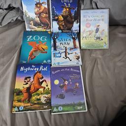 much loved Julia Donaldson dvds also including were going on a bear hunt! 
lovely for any gruffalo fan!