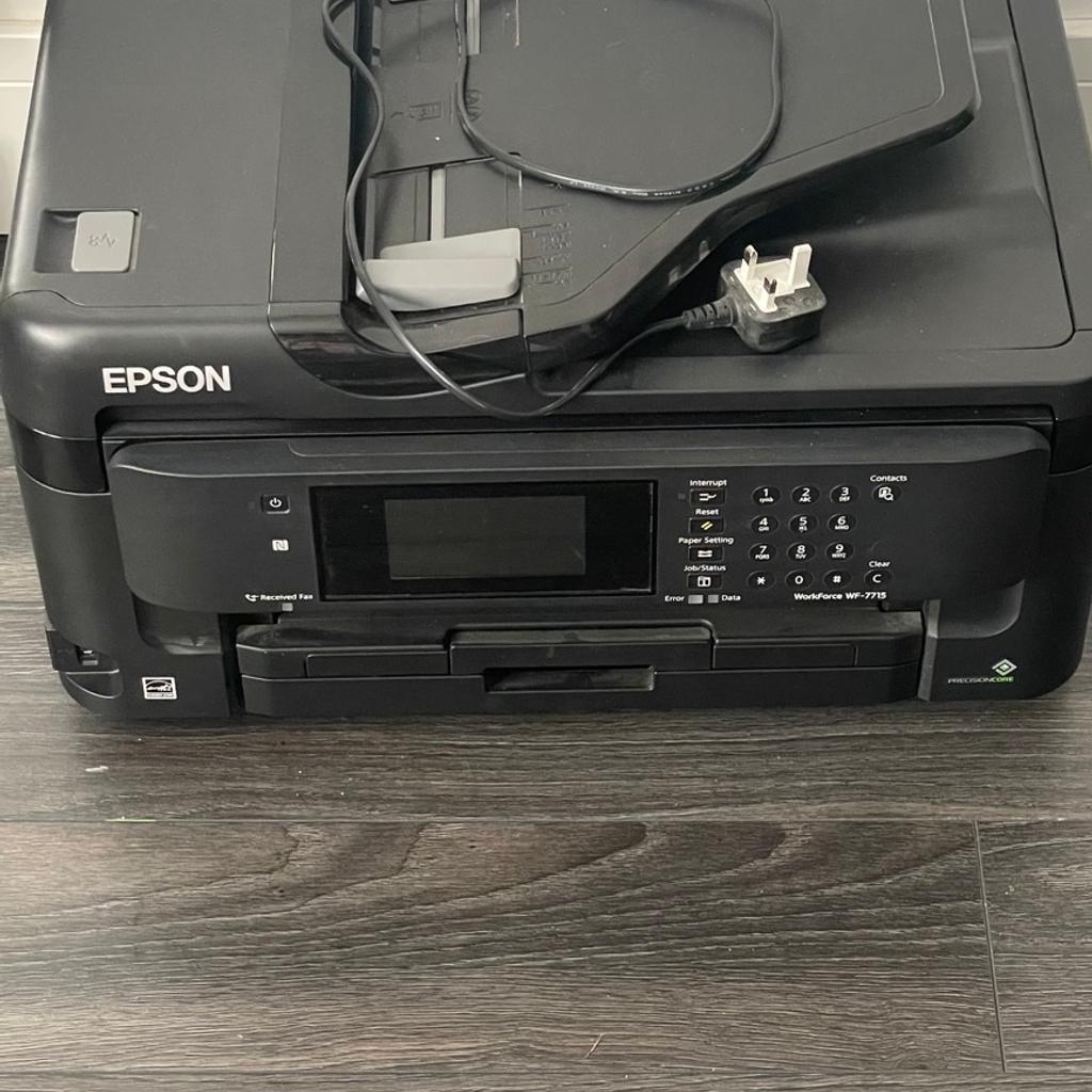 Epson printer good for the office prints scans copies fax no longer required