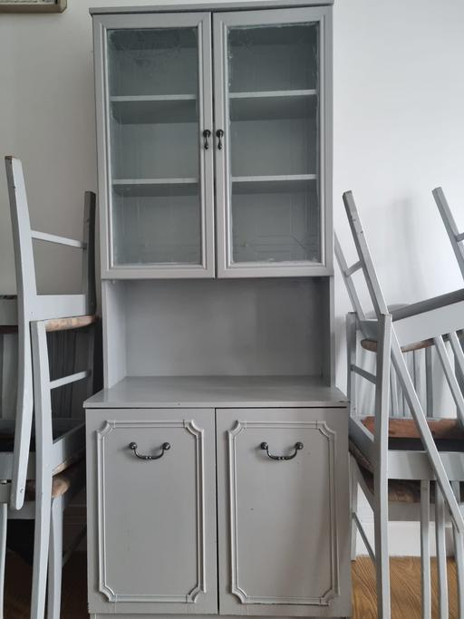 Buy & Sell West Midlands Walsall - Photos for Grey Glass Cabinet