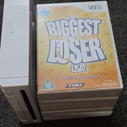 no batteries for remote 
games unchecked
wii working order