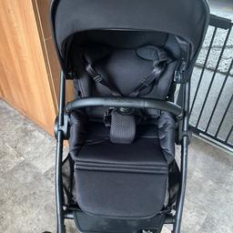 All back Space Silvercross Dune travel system. Used for less than a year, in good condition. Normal scratches from getting in and out of car (shown in pictures)

Includes:
-Chassis
-Compact carrycot
-Seat Unit
-Car seat, adaptors and isofix base (never been in an accident)
-Rain cover
-Leather change bag
-Cup holder
-Snack pot, snack tray and sippy cup (never used)
-Phone holder (never used)

Will upload more pics asap, rest in storage.
Paid £1400 from John Lewis, still in warranty.

Collection B23, can deliver if local

On other sites