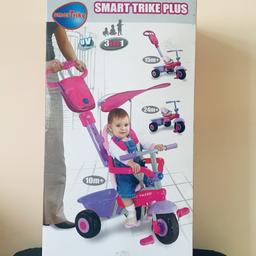 Smart Trike Plus Pink/Purple

Brand new boxed

Open to reasonable offers

Collection from B20 Perry Barr area only