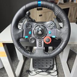 Here I have for sale is a Logitech G29, this includes the shifter aswell. Used a few times, but don't play on it any more. Selling all as one and will take off the Table when sell. Wanting £150 for this but sensible offers are welcome. Please message for more.details if.you want to know more.