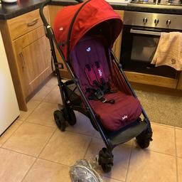 💥💥 £50 NO OFFERS💥💥

Preloved joie brisk stroller in cherry with original raincover and chest pads

Suitable from birth to 22kg
Large extendable hood with pocket at back
5 point harness
One hand fold
Lightweight
Reclines
Adjustable calf rest
Brakes fully working
Shopping basket
Front swivel and lockable wheels

In excellent condition. Has general wear and tear as with any used pram

has been cleaned and ready to be used

COLLECTION ONLY FROM BRADFORD BD5

LOCAL delivery only for FUEL COSTS

NO POSTAGE

Cash only. No swaps. No timewasters. No offers. Sold as seen no returns