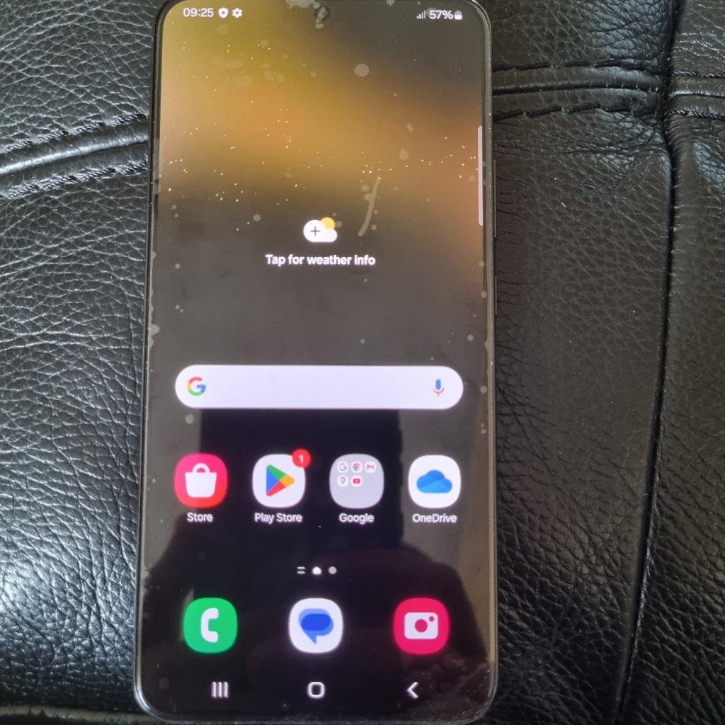 in perfect working order and in new condition s22 plus 5g dual sim unlocked 128GB BLACK can deliver sorry no swops please see my other phones iam based in Bradford west Yorkshire