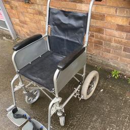 Vintage fold up wheelchair all working order