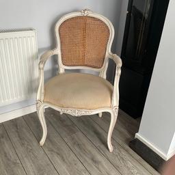 Beautiful antique chair can be upholstered to suit your choice