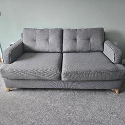 Excellent clean condition - very little use, like new.

Sofabed and snuggle chair (1.5 seat)

Grey fabric material

Smoke free home

Collection DY6 9

No time wasters please or silly offers