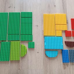 Alle um insg 70€

Einzeln:
4x4 Noppen 2,00€/Stk.
8x4 Noppen 2,50€/Stk. Lego
8x4 Noppen 2€/Stk. Unico
8x8 Noppen 4,50€/Stk.
12x6 Noppen 5€/Stk
12x8 Noppen (hellblaue dicke Platte) 4x
16x8 Noppen 6€/Stk.
20x10 Noppen Unico: 10€

Halbrunde Platten (grün und braun) 3€/Stk.
Blaue Viertelplatten: 2€/Stk.

Abzuholen von 4303 St. Pantaleon, aber auch Versand nach Vorabzahlung möglich
Privatverkauf: keine Gewährleistung, Garantie und Rückgaberecht

Siehe dir auch meine weiteren Anzeigen an.