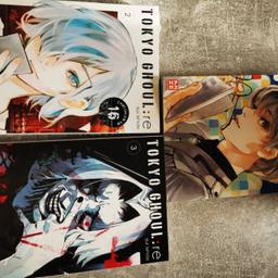 Verkaufe Tokyo Ghoul Re 1-3 ungelesen teil 2 sogar noch verpackt.