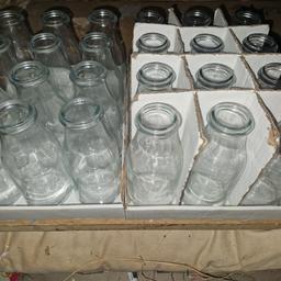 24 old fashioned milk bottles, bought for wedding decorations but never used