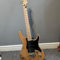 Yamaha Pacifica 112VMX Yellow Natural Satin.
Bought it brand new a few months ago. I unfortunately just don’t have time to play and it has just been taking up space.

The amp is second hand but works absolutely fine.