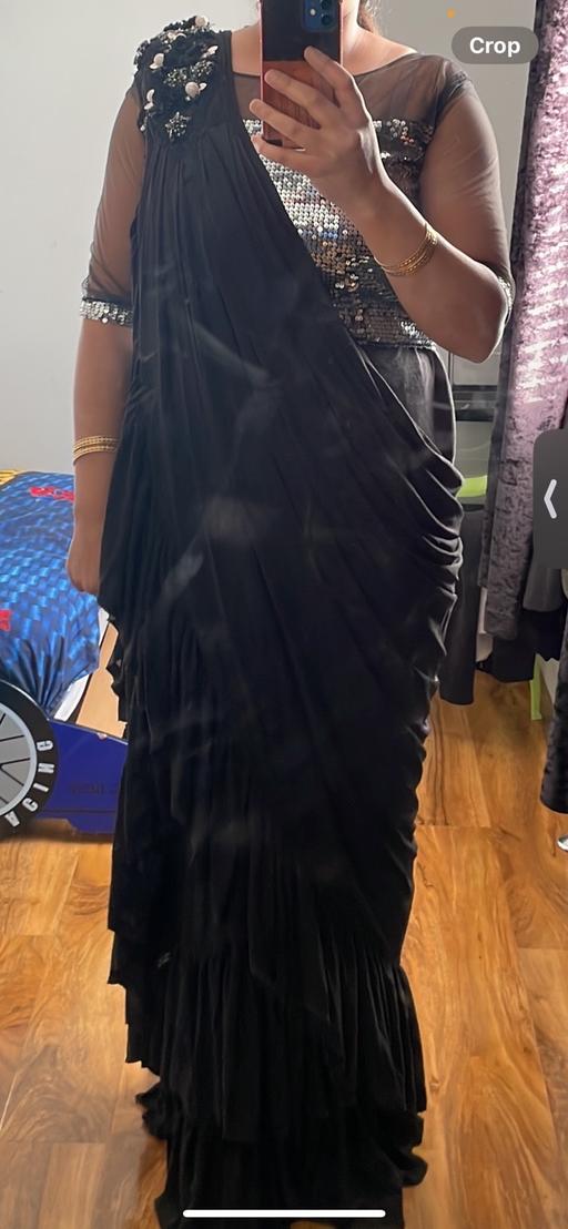 Buy & Sell West London Hillingdon - Photos for Stylish black n silver saree