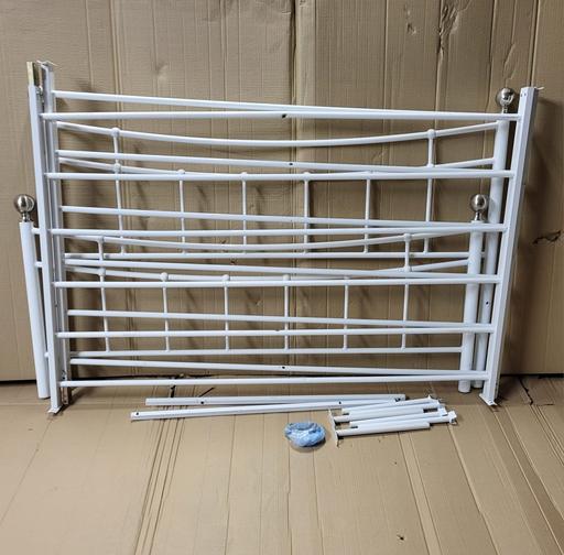 Buy & Sell West Yorkshire Bradford - Photos for Yani Double Metal Bed Frame - White