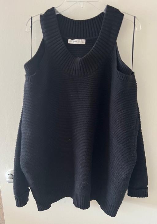 Buy & Sell West London West Kensington - West London - Photos for Zara Chunky Knit Cold Shoulder Jumper Size M