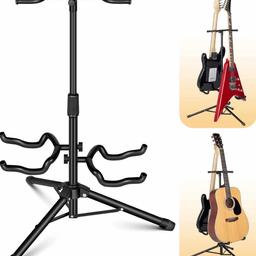 Black double guitar stand 
In great condition 
From smoke and pet free home