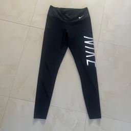 Black Nike Leggings, Worn a few times, no outside defects just washed out label on inner waist band,
