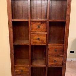 Solid wood bookcase with 6 drawers in great condition. 

120cm wide x 200cm high x 35cm deep.

Collection only. Howden Clough, Birstall. 5 mins from IKEA, Leeds.