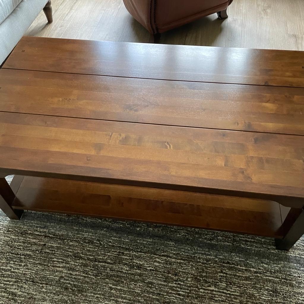 Laura Ashley Garrett mahogany coffee table sold in John Lewis-
