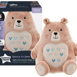 Tommee Tippee Sleep Aid Light and Sound Bennie the Bear Grofriends Rechargeable