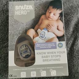 Snuza hero baby breathing monitor. Only used a few months. Still got Original packaging. Excellent working condition. Collection only from BL3.