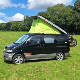 Mazda bongo 2.5td 4x4 automatic N reg
Had her now for 3/4 years after lots of adventures and days out this is the vehicle
You get everything:
Drive away awning with bedroom, sun shade as well for a quick cover, gas hop sink,x2 solar pal(weights slows roof erecting) leisure battery as well as a split rely charge to help charge batteries.
Buke rack to rear.tow bar. Swivelling bench seat!!! 17-inch alloys.sidebars from VW caddy. Google/Apple Play head unit.230v inverter.desial heater( not fitted) blow-up kayak, outdoor chairs cooking equipment and a trailer!!!! I have too much to name

Literally, pick her up and go as shes got 12 mot!!!
185km still being used

There are issues with her age related like dinks, scratches, rust

Please dont hesitate to contact me on 07572 863416
price negotiable
Thanks