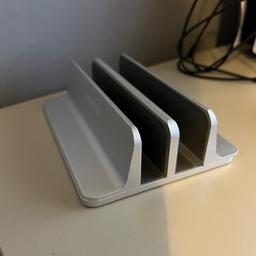Barely used solid metal vertical laptop stand