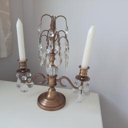 Laura Ashley brass candle holder.