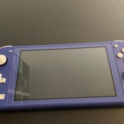 Brand new blue Nintendo light never used console comes with charger.