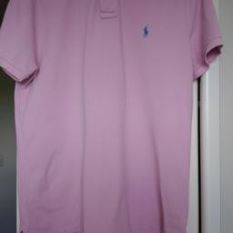 Herren Polo von Ralph Lauren Slim Fit in rosa 
wenig getragen

Achsel zu Achsel ca. 58 cm 
Rückenlänge ca. 74 cm

Bezahlung mit Banküberweisung, kein PayPal 

Versand mit Warensendung für 2,25€