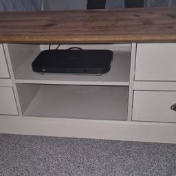 tv cabinet fits 55 inch tv has 4 drawers, side table with drawers and matching coffee table with 2 drawers