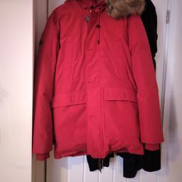 The superdry Parka Jacket has only been worn once but its very comfortable as it had a range of pockets inside and outside. Bought from Merry Hill superdry for 170. Price is negotiable.