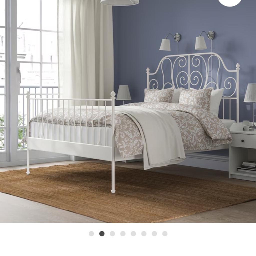 Verkaufe meinen wunderschönen Ikea Leirvik Bett von Ikea NVP (nur Gestell) 229,00 € + Lattenrost und Matratze.
Maße siehe Fotos.
Rauchfreier Haushalt!
Nur Selbstabholung!