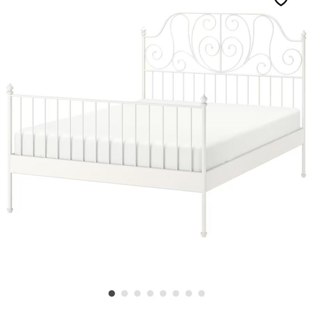 Verkaufe meinen wunderschönen Ikea Leirvik Bett von Ikea NVP (nur Gestell) 229,00 € + Lattenrost und Matratze.
Maße siehe Fotos.
Rauchfreier Haushalt!
Nur Selbstabholung!