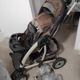 Graco pram with rain cover has a comfort tracker and temp sensor

Can deliver or look at postage at buyers expense