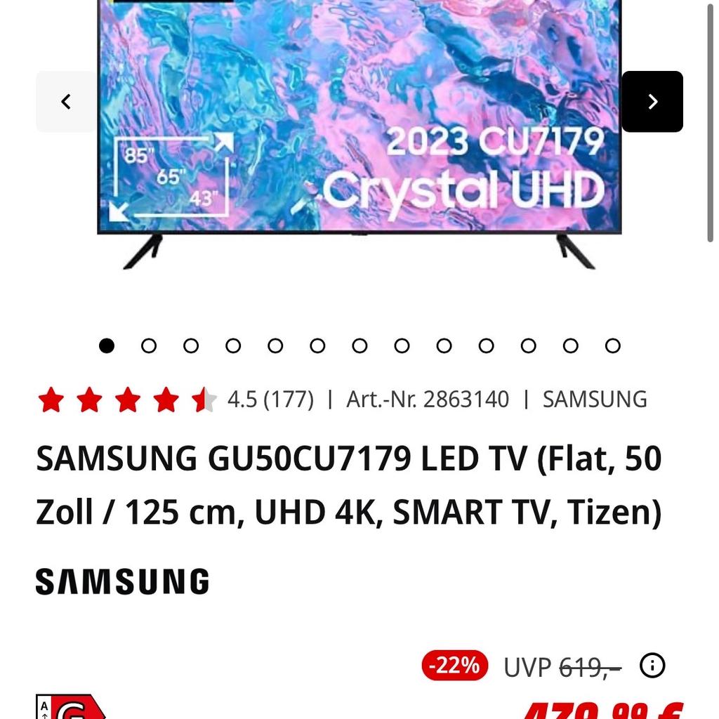 Verkaufe mein Samsung Smart TV mit Fernbedienung
Hat WLAN, man kann viele Apps runterladen