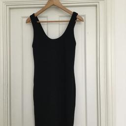 Zara black ripped dress size small