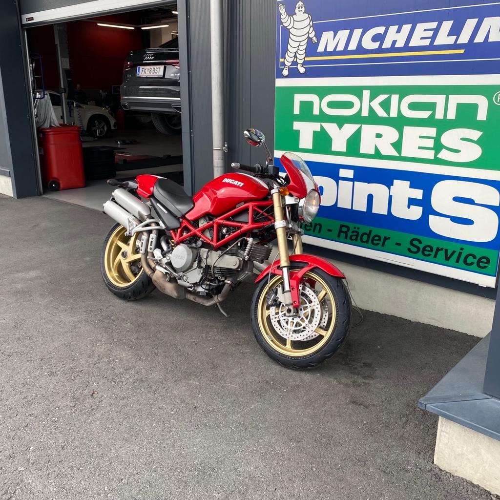 Verkaufe Ducati S2R800

26500 km
Neue Reifen Michelin
Service Neu alle Flüssigkeiten, Batterie, Bremsen ,Kette mit Zahnrad Neu
Gabel und Felgen in Gold lackiert
Sehr guter Zustand
Preis VBH