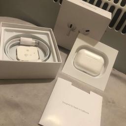 Airpod pros with magsafe charging brand new has not been used , case hasn't even been opened ,has been sitting in box because my son didn't want them.