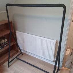 IKEA turbo clothes rail used but like new. Very sturdy and aesthetic.