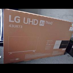 Brand new LG 43 smart tv brand new in the box