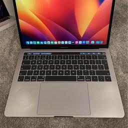Apple MacBook Pro 2019 13"
Core i5
8gb ram
256gb ssd

Great condition with box and charger Fully wiped and restored to the latest version of venturer

This item isn't free
Open to reasonable offers
No time wasters 
Collection Leeds
Thanks