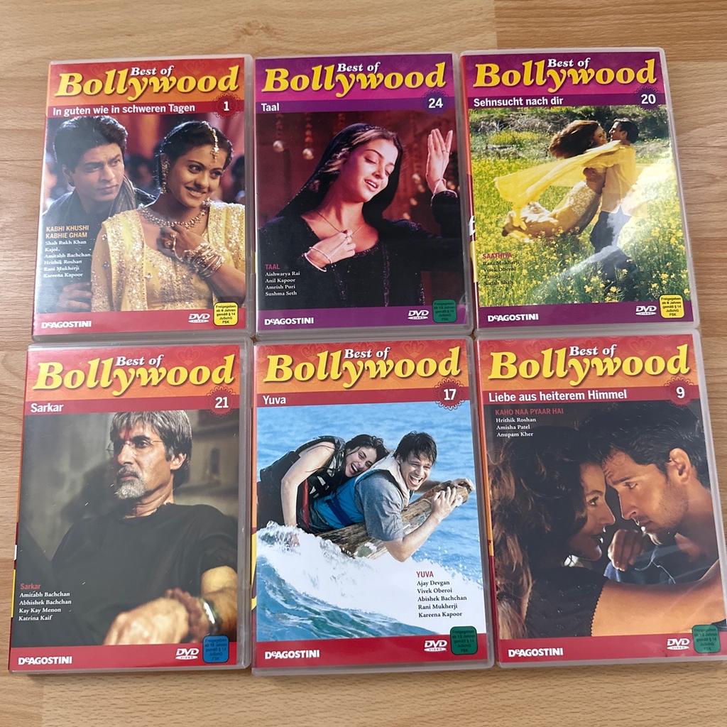 6 schöne Bollywood Filme in DVD
