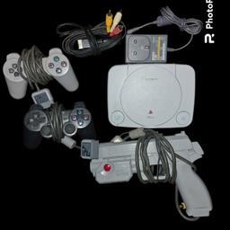 Ps one with 2 controllers gun and time crisis game good working order £60 collection Halifax