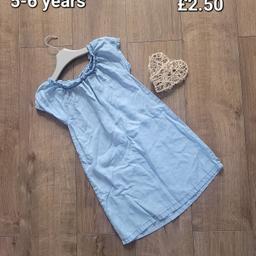 £2.50 
5-6 years 
Next
Dress
Preloved very good condition 
Lyocell 

#next #nextdress #bluedress #summerdress #dress