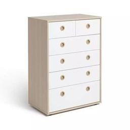 Habitat Camden 4+2 Chest of Drawers

🔶New/other. Flat packed in the box🔶

Made of MDF
Wooden handles
Made from FSC certified timber
7 drawers with metal runners
Size H105, W84, D40cm.
Handle size: L3.9, W3.9cm

🔶 Check our other items🔶