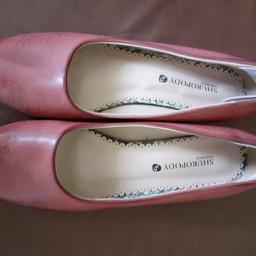 Distressed dusky pink , slip on shoes .Hardly been worn as too small