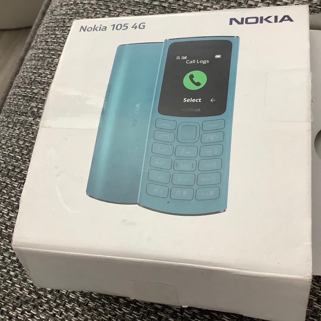 Brand new Nokia 105 4G never been used collection